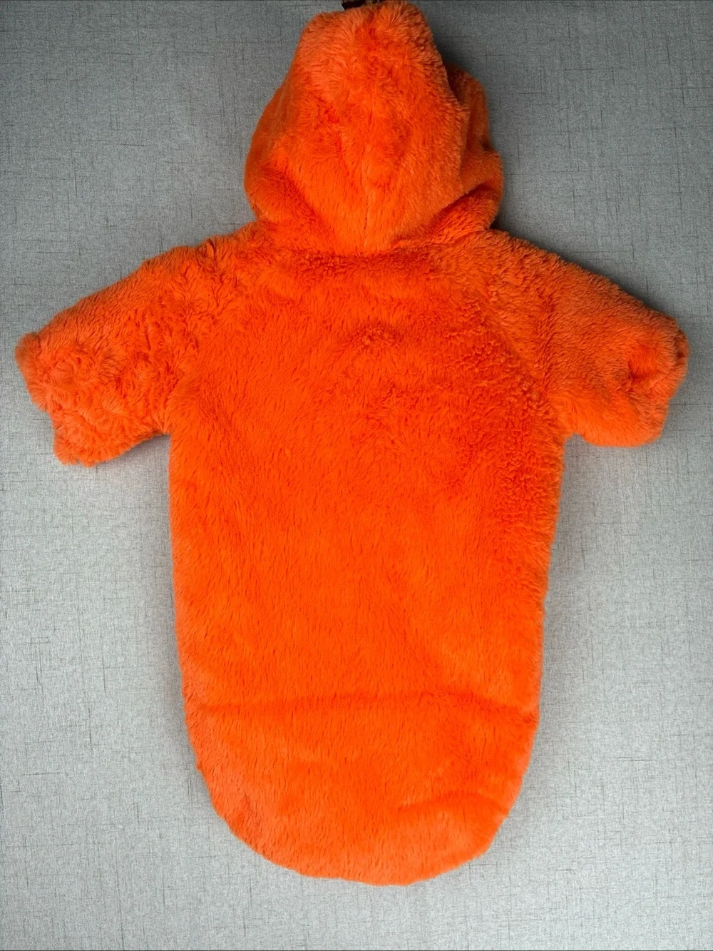 Baby Pumpkin Costume Bunting 0-6M Jack-O’-Lantern Fleece Bag Warm Orange Hoodie